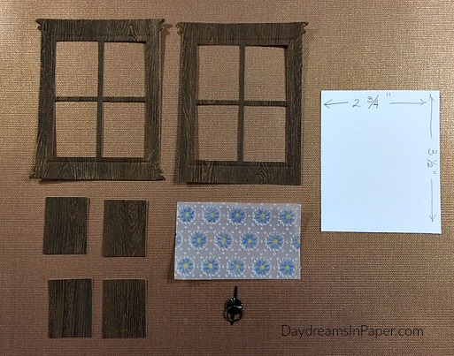Pieces To Create Woodgrain Door
