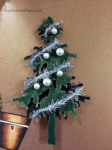 Decorated Paper Pine Tree