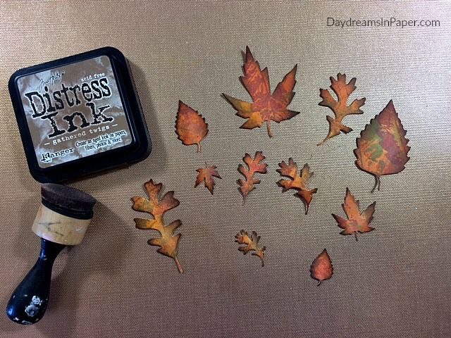Step Nine - Creating Fall Leaves