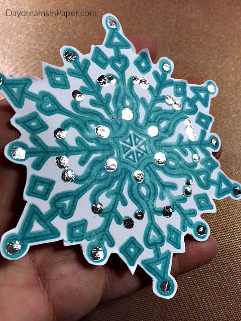 Fussy Cut Deco Foil Snowflake