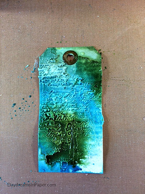 Creating An Embossed Mixed Media Background Step 5