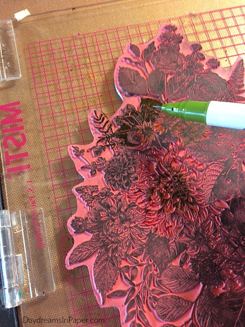 Creating Art with an Intricate Stamp - Step 5