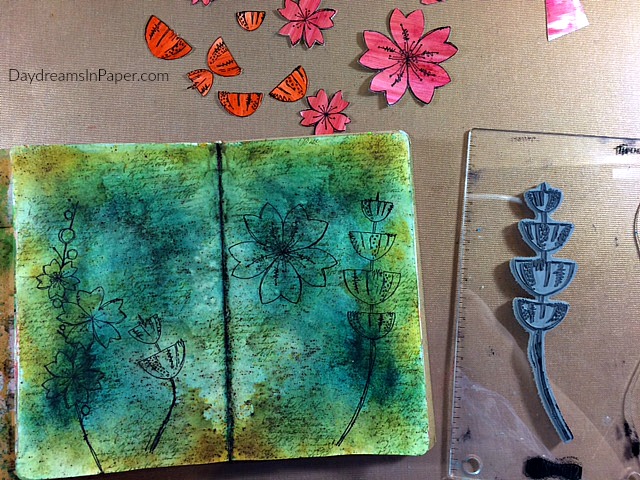 Creating Easter Inspired Journal Page - Step 7