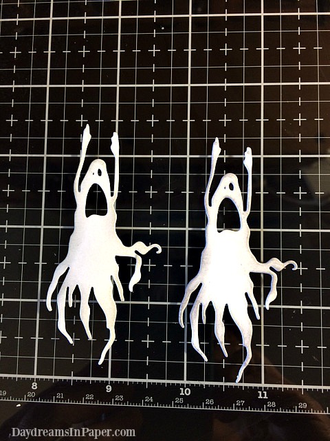 Flying Ghosts Halloween Card - Step 5