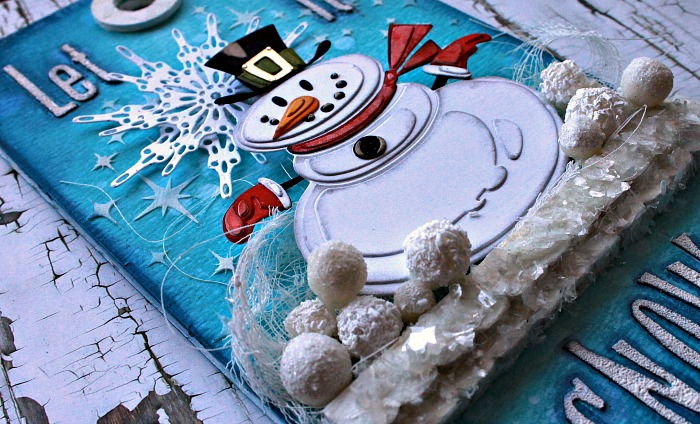 Mr. Snowman Handmade Tag