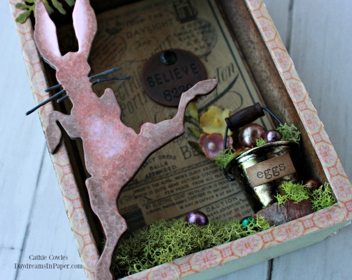 Easter Bunny Vignette Box - Step 2