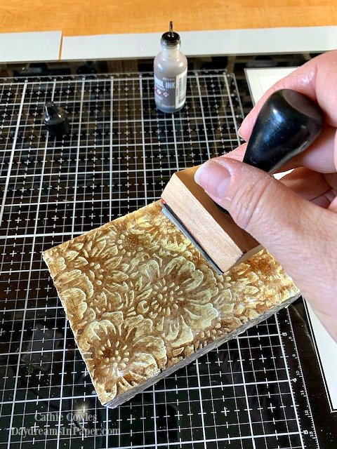 Faux Etched Wood Tutorial - Step 10