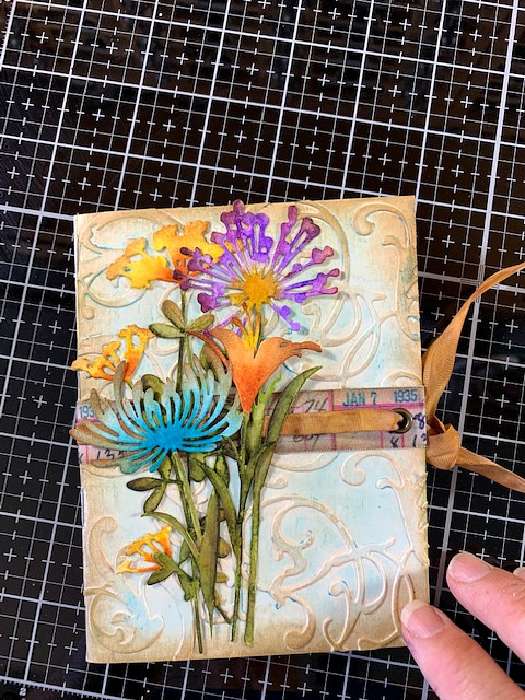 Wildflower Stems Notebook - Step 17