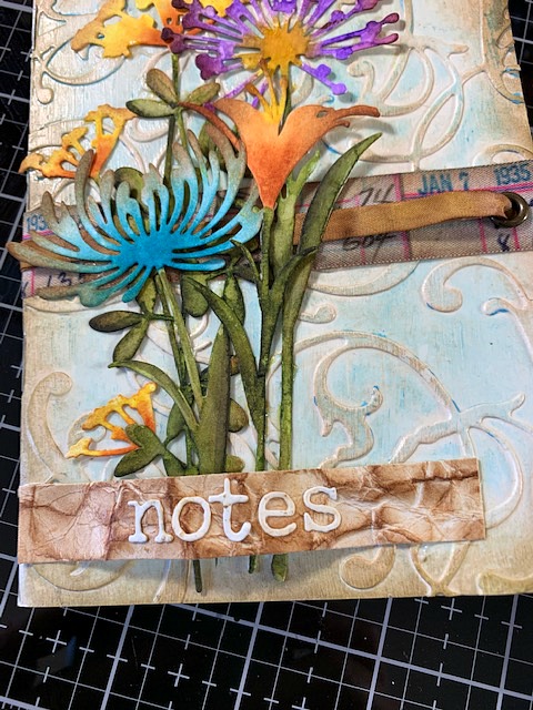 Wildflower Stems Notebook - Step 19
